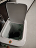 佳幫手腳踏垃圾桶10.4L家用腳踩+手按雙開(kāi)蓋廚房衛生間廁所客廳臥室帶蓋 曬單實(shí)拍圖