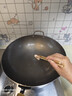 盧記廚具純手工鍛打純鈦鍋圓底炒鍋加附耳無(wú)涂層不粘鍋家用鍋燃氣灶 2.5mm盧記熱鍛打純鈦圓底炒鍋（加側耳） 34cm 曬單實(shí)拍圖