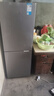 華凌美的出品180升雙開(kāi)門(mén)兩門(mén)小戶(hù)型家用一級能效租房冰箱可冷藏冷凍不占地低音運行HR-188國家補貼 曬單實(shí)拍圖