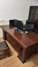 科森格辦公桌老板桌簡(jiǎn)約現代大班臺中式主管經(jīng)理桌1.8米辦公室桌椅組合 2.0米帶側柜+椅+5門(mén)書(shū)柜 曬單實(shí)拍圖