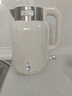 美的（Midea）電水壺熱水壺燒水壺藝術(shù)家2L無(wú)縫內膽電熱水壺316L不銹鋼恒溫一鍵保溫自動(dòng)斷電沖奶泡茶 SH58-Q 曬單實(shí)拍圖