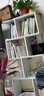 GJXBP簡(jiǎn)易組合書(shū)架書(shū)柜置物架創(chuàng  )意書(shū)櫥落地現代簡(jiǎn)約陳列架隔斷架 四層白色 曬單實(shí)拍圖
