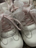 回力女鞋春秋新款德訓鞋平跟軟底潮流百搭休閑學(xué)生運動(dòng)板鞋 米灰粉 40 曬單實(shí)拍圖