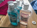 李施德林(Listerine)精油漱口水冰藍勁爽清新口氣深層清潔500mL*3減少細菌 曬單實(shí)拍圖