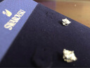 SWAROVSKI施華洛世奇 Attract新款單鉆四爪方鉆時(shí)尚耳釘【新年禮物】 鍍白金色5509936 曬單實(shí)拍圖