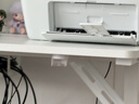 戟創(chuàng  )AGKey-鈦戟S3電競桌臺式電腦桌家用書(shū)桌可裝機械臂桌子碳纖維色 插排款【S3白碳纖維紋】實(shí)木生態(tài)板 160*75*75cm 二段分板 曬單實(shí)拍圖