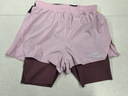 悅步二合一短褲訓練跑步女款三分褲假兩件帶內襯儲物短褲速干春夏新款 曬單實(shí)拍圖