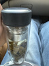 希樂(lè )玻璃杯雙層玻璃水杯高顏值男士商務(wù)辦公茶水分離杯便攜泡茶杯子 曬單實(shí)拍圖