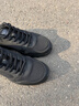 安踏男鞋運動(dòng)鞋男春夏季男士軟底網(wǎng)面透氣跑步鞋休閑鞋皮面防水鞋子男 【熱賣(mài)推薦款春季新款男鞋】黑色 43 （9.5碼） 曬單實(shí)拍圖