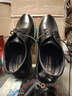 回力(Warrior)男士商務(wù)休閑鞋皮鞋男款百搭休閑鞋子男2725 黑色42 曬單實(shí)拍圖