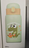 樂(lè )扣樂(lè )扣兒童保溫杯幼兒園水杯3-6歲直飲吸管杯學(xué)生杯子男孩上學(xué)用喝水壺 曬單實(shí)拍圖