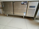 揚子操作臺冰柜冷藏工作臺商用冷柜奶茶店水吧臺設備不銹鋼保鮮柜餐飲柜 1.5m*0.8m*0.8m冷藏中梁加熱 曬單實(shí)拍圖