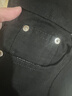 MMOPTOP潮流百搭vibe純棉牛仔褲子春夏季男拖地闊腿長(cháng)褲M(mǎn)NZK20黑色L 曬單實(shí)拍圖
