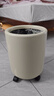 櫥明星垃圾桶家用中古風(fēng)客廳高顏值臥室衛生間廚房廁所大容量紙簍收納桶 奶油白【帶輪 360度隨心滑】 曬單實(shí)拍圖