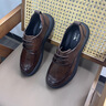 七匹狼皮鞋男鞋春季新款潮流商務(wù)休閑皮鞋男軟底防滑英倫風(fēng)正裝鞋子男 棕色【標準皮鞋碼】 41 (255mm) 曬單實(shí)拍圖