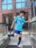 凱日虎 兒童足球服套裝男童定制短袖小學(xué)生運動(dòng)隊服女夏季訓練服球衣 MB-M9503天空藍 2XS碼（130-140cm) 曬單實(shí)拍圖