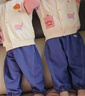 嘟嘟家【軟牛仔】?jì)和Ｗ醒澊嚎顚殞氀澴禹n版春裝男童長(cháng)褲休閑 藍色110 曬單實(shí)拍圖