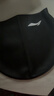 李寧（LI-NING）李寧 LI-NING 長(cháng)發(fā)硅膠防水游泳帽 男女士泳帽 LSJK808黑色 曬單實(shí)拍圖