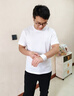 皮爾卡丹高端100S真液氨冰絲光棉T恤男士夏季短袖高彈力上衣薄款t恤男 白色滿(mǎn)2件立減50元 XL (適合135斤-150斤) 曬單實(shí)拍圖