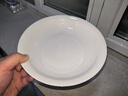 陶相惠陶瓷純白盤(pán)子10只套裝家用深盤(pán)釉下彩8英寸菜盤(pán)景德鎮高白瓷盤(pán)子 曬單實(shí)拍圖