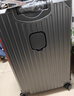 梵地亞24英寸高顏值帶杯架多功能行李箱男女拉桿箱旅行箱密碼箱子灰 曬單實(shí)拍圖