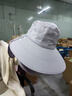 察今2025帽子夏騎車(chē)防曬防蚊風(fēng)護頸遮臉太陽(yáng)帽面罩騎車(chē)戶(hù)外采茶遮陽(yáng)帽 淺紫【面罩可拆卸】 曬單實(shí)拍圖