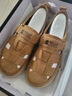 百麗鏤空透氣洞洞鞋男2026新夏牛皮革厚底增高休閑皮涼鞋8WK06BM6 黃棕色 39 曬單實(shí)拍圖