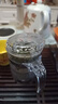 金灶金灶TP-140 飄逸杯耐熱玻璃泡茶壺茶水分離PC內膽一鍵濾茶泡茶杯 透明 TP140 300ml 1只 曬單實(shí)拍圖