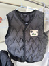 嘟嘟家寶寶多巴胺馬甲秋冬兒童夾棉坎肩卡通男女童背心秋款童裝 黑色 90 曬單實(shí)拍圖