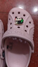 CROCS卡駱馳貝雅兒童洞洞鞋戶(hù)外包頭童鞋沙灘鞋涼鞋拖鞋/207013/207012 裸粉-6PI 28 (165mm) 曬單實(shí)拍圖