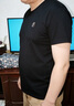 皮爾卡丹高端絲光棉短袖t恤男士夏季新款圓領(lǐng)刺繡寬松商務(wù)休閑保羅打底衫 2016黑色 XL 17552適合140-155斤 曬單實(shí)拍圖