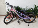 鳳凰官方旗艦店兒童自行車(chē)男女變速青少年學(xué)生山地車(chē)碟剎賽車(chē) 星際 粉紫【單速】輻條輪 22寸【適合130-170cm】 曬單實(shí)拍圖