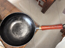老聶家 大肚鍋章丘純手工鍛打鐵鍋家用炒菜鍋無(wú)涂層不粘鍋 老師傅26cm 曬單實(shí)拍圖