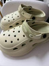 QYCKABY醫用手術(shù)室拖鞋女款防滑防臭夏季外穿2026新款沙灘包頭厚底洞洞鞋 米綠【手術(shù)室拖鞋】 38 -39標準碼 曬單實(shí)拍圖