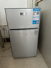 日普（RIPU）小冰箱迷你小型雙門(mén)家用一級能效宿舍出租房辦公室節能省電冷藏冷凍電冰箱 【年銷(xiāo)百萬(wàn)】58升銀色【小巧不占地】 曬單實(shí)拍圖