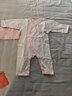 貝瑞加（Babyprints）寶寶連體衣2件裝嬰兒四季內衣純棉爬服薄款哈衣柔軟家居睡衣 粉66 曬單實(shí)拍圖