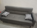 穆契沙發(fā)客廳2026新款現代簡(jiǎn)約折疊沙發(fā)床一體兩用出租房屋沙發(fā)小戶(hù)型 深灰色【防刮耐磨貓抓皮】 三人位  【1.7m *0.95m】+2抱枕 曬單實(shí)拍圖