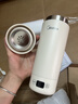 美的（Midea）便攜式電熱水杯 電熱水壺 保溫燒水杯 350ml迷你便攜式旅行出差 智能恒溫加熱杯 316L不銹鋼 0.35L 【精準控溫】MK-DB35X22 曬單實(shí)拍圖