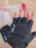 李寧（LI-NING）騎行手套自行車(chē)半指夏季戶(hù)外山地車(chē)手套男女短指擼鐵健身裝備 曬單實(shí)拍圖