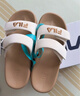 斐樂(lè )（FILA）官方女鞋運動(dòng)拖鞋斐樂(lè )漂流船2休閑沙灘鞋子涼拖 奶白-GD 38 曬單實(shí)拍圖