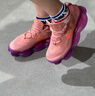 耐克（NIKE）AirMaxScorpion復古舒適運動(dòng)低幫休閑跑步鞋女款粉紫橙 36 曬單實(shí)拍圖
