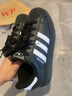 阿迪達斯（adidas）三葉草小白鞋男女經(jīng)典SUPERSTAR貝殼頭板鞋運動(dòng)鞋 JH9977黑色 曬單實(shí)拍圖