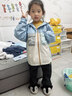 Q21兒童大口袋外套親子款男女防風(fēng)防曬透氣耐磨春款 奶糖藍 100 曬單實(shí)拍圖