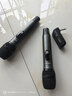 漫步者（EDIFIER）MK20無(wú)線(xiàn)麥克風(fēng)手持話(huà)筒一拖二家庭KTV唱歌會(huì )議主持演講防嘯叫動(dòng)圈2.4G可充電連接音響音箱MIC MK20+話(huà)筒套+防滑圈+桌面話(huà)筒架 曬單實(shí)拍圖