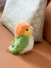 SOFT LIFE小鳥(niǎo)玩偶掛件玄鳳鸚鵡掛飾毛絨玩具包包配飾可愛(ài)公仔女生生日禮物 鸚鵡萌趣掛件-橙檸綠 玩偶掛件站高約12cm 曬單實(shí)拍圖