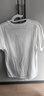 優(yōu)衣庫合作款男女裝涼感大師T AIRism寬松圓領(lǐng)T恤5分袖短袖482295 00 白色 M 曬單實(shí)拍圖