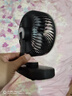 電風(fēng)扇家用桌面風(fēng)扇長(cháng)續航USB小風(fēng)扇臺扇靜音制冷學(xué)生宿舍辦公室便攜式小風(fēng)扇 6寸【無(wú)刷電機】-手動(dòng)調節-1800五檔超風(fēng)速灰色 曬單實(shí)拍圖