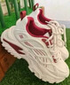 COSMICKISS老爹鞋內增高男鞋網(wǎng)面輕便透氣厚底運動(dòng)鞋休閑防滑軟底跑步鞋子 米紅【41碼】 曬單實(shí)拍圖