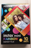 富士（FUJIFILM） instax 3英寸立拍立得相機mini迷你相紙 一次成像膠片膠卷 3寸彩虹+相冊*2【含10張彩虹相紙】 官方標配 曬單實(shí)拍圖