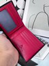 保羅美思得馬年本命年紅錢(qián)包夾男士高端真皮新短款奢侈品牌生日禮物老公父親 外黑內紅【紅色木盒+禮袋】高檔輕奢商務(wù)百搭休閑時(shí)尚 曬單實(shí)拍圖